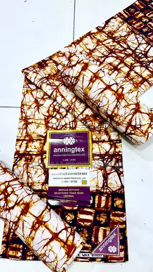 6 Yards African Aninigan Fabric.