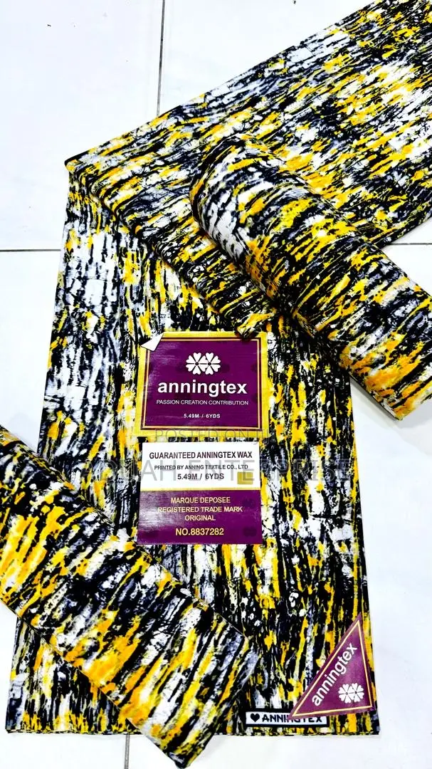 6 Yards African Aninigan Fabric.