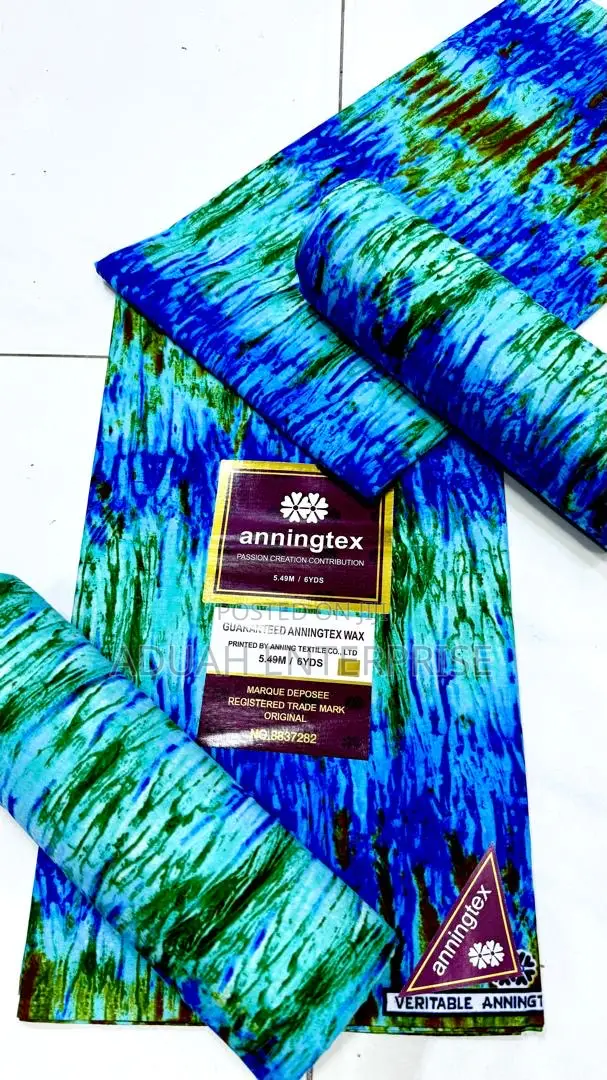 6 Yards African Aninigan Fabric.