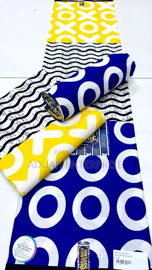 6 Yards African Vintage Fabric.