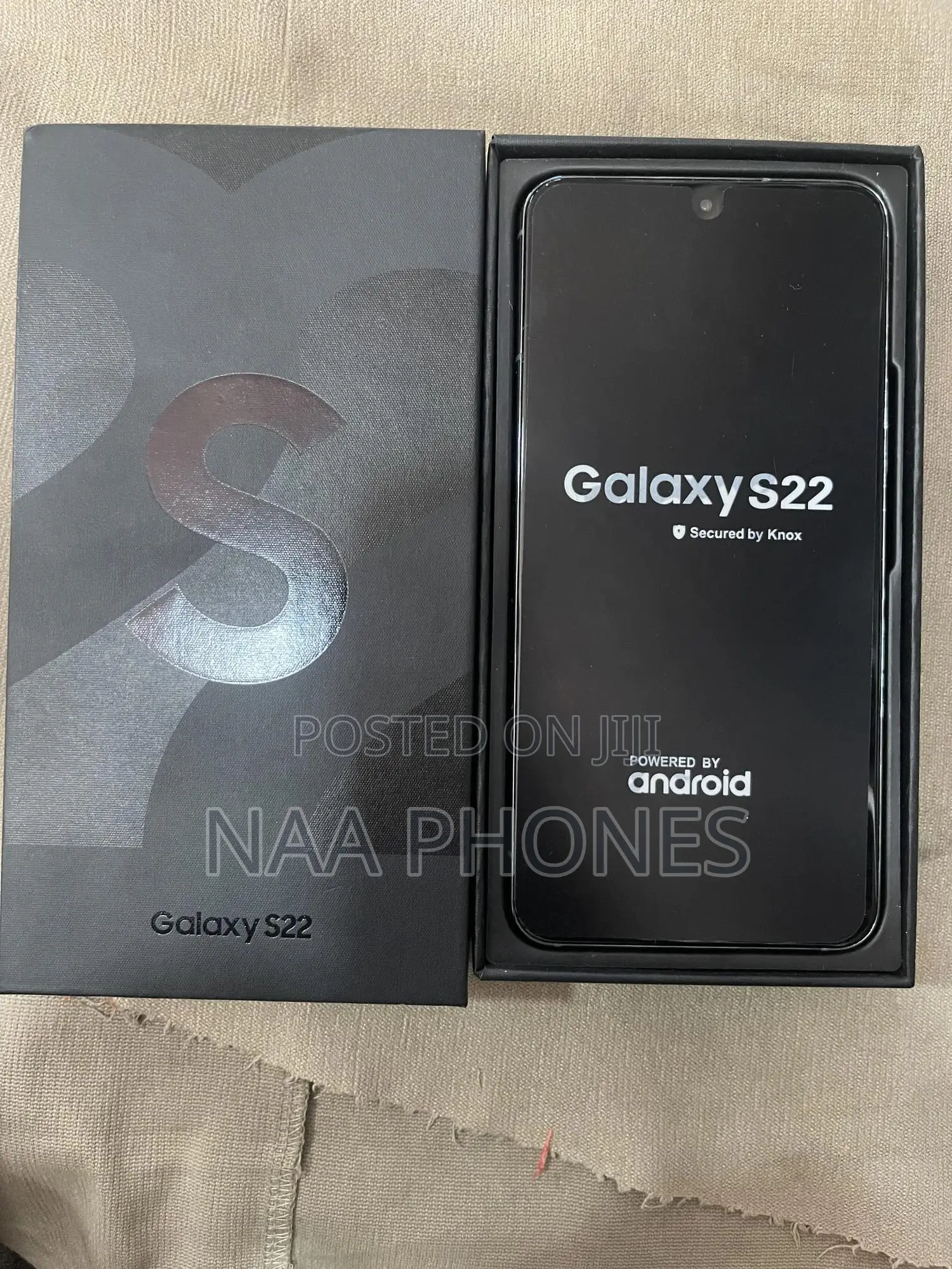 New Samsung Galaxy S22 5G 256 GB Black