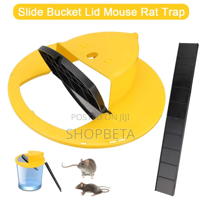 Flip N Slide Bucket Lid Mouse Trap