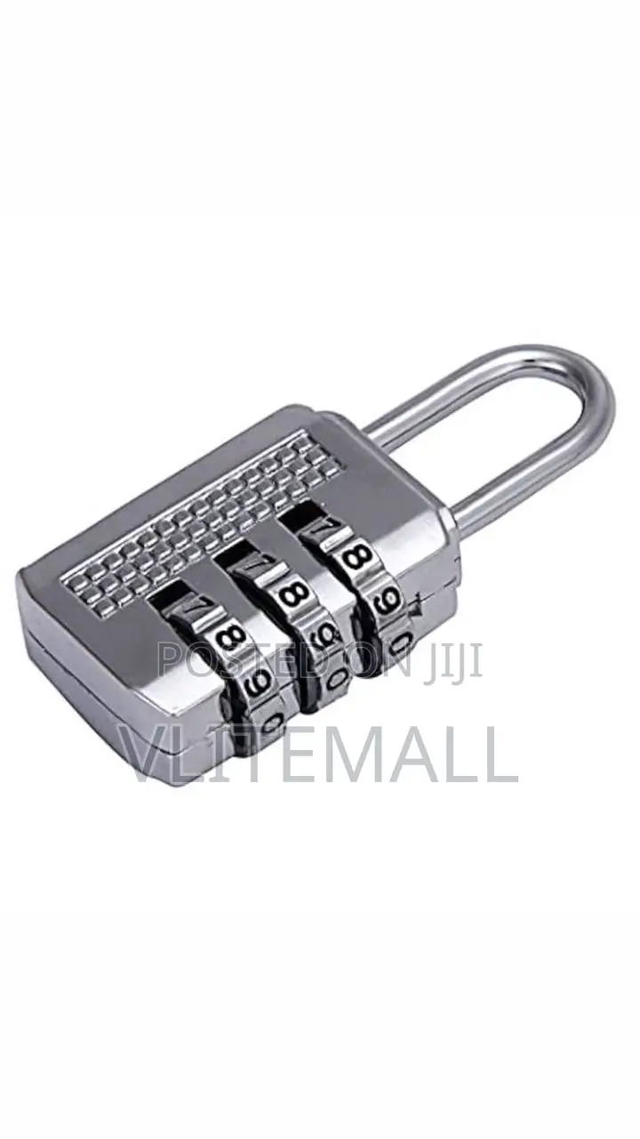 3-Digit Combination Padlock