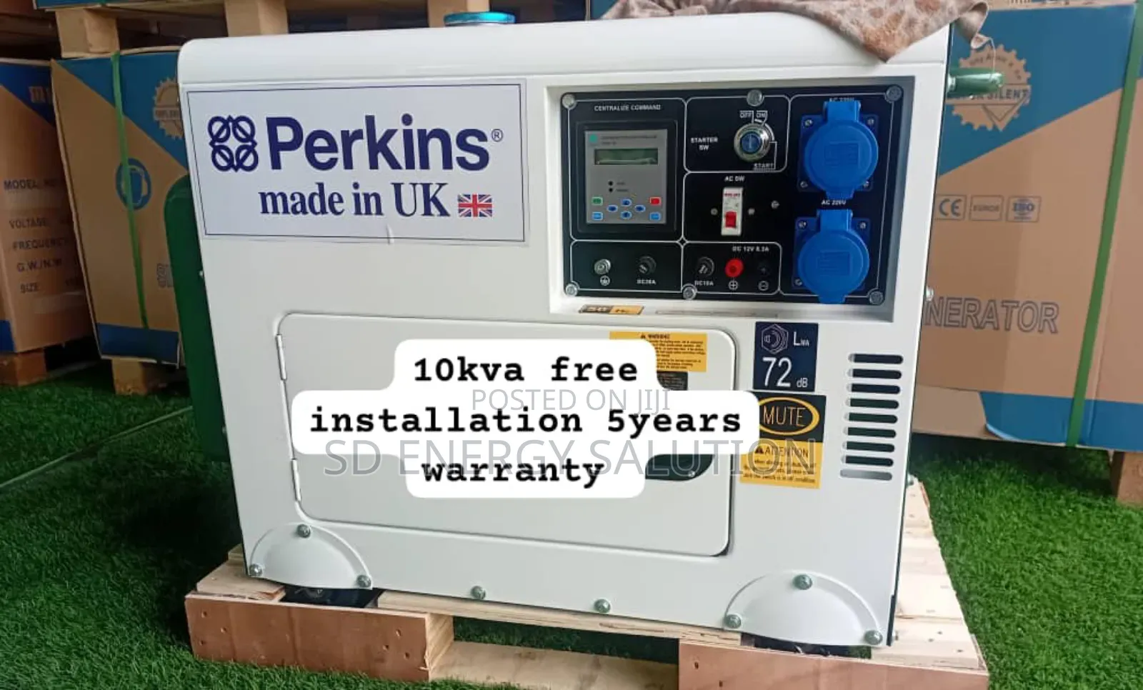 Genz Spark Fair Perkins 10kva Diesel 13000watts Diesel