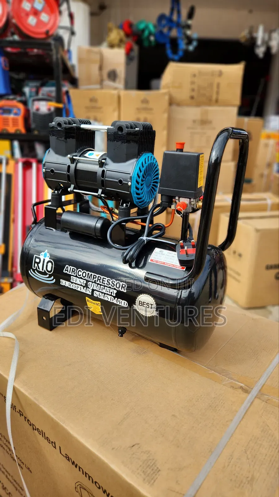 Rio 24 Litres Air Compressor - Silent Oil Fre