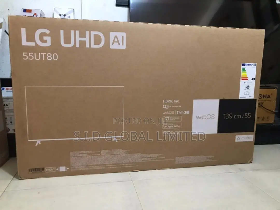 Grab Lg 55" Ultra Hd Smart Ai Tv 55ut80