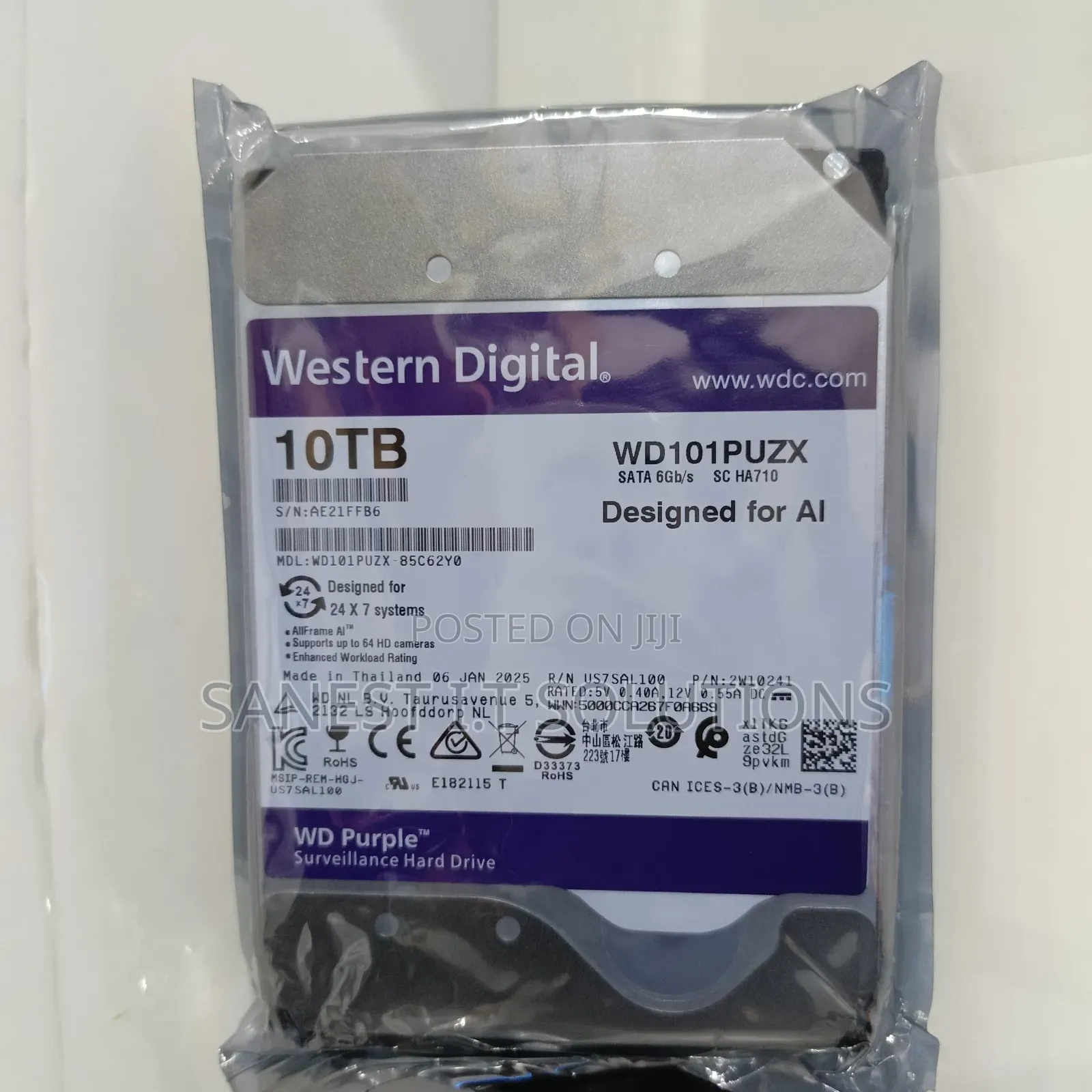 10tb Hard Drive Wd Purple