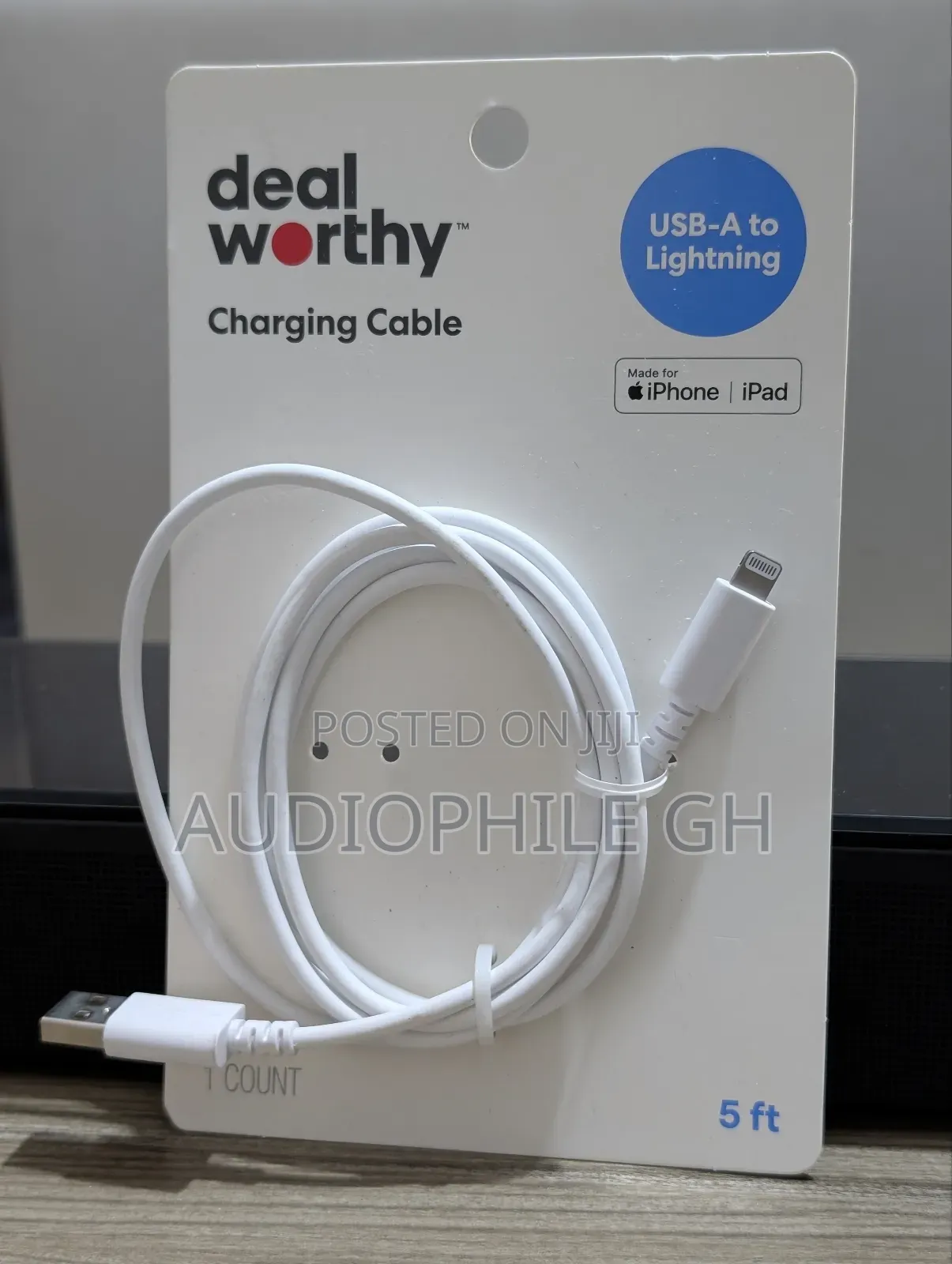 Dealworthy 5" Inch Lightning to Usb-a Charging Cable