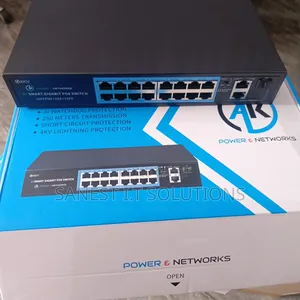 Poe Switch 16 Port With 2 Uplink Gigabit Port SFP Smart
