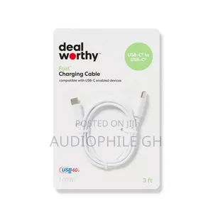 Dealworthy 3 Inches Usb-C to Usb-C Fast Charging Cable