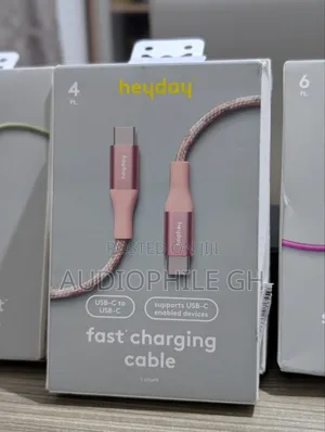 Heyday 4" Usb-C to Usb-C Braided Fast Charging Cable