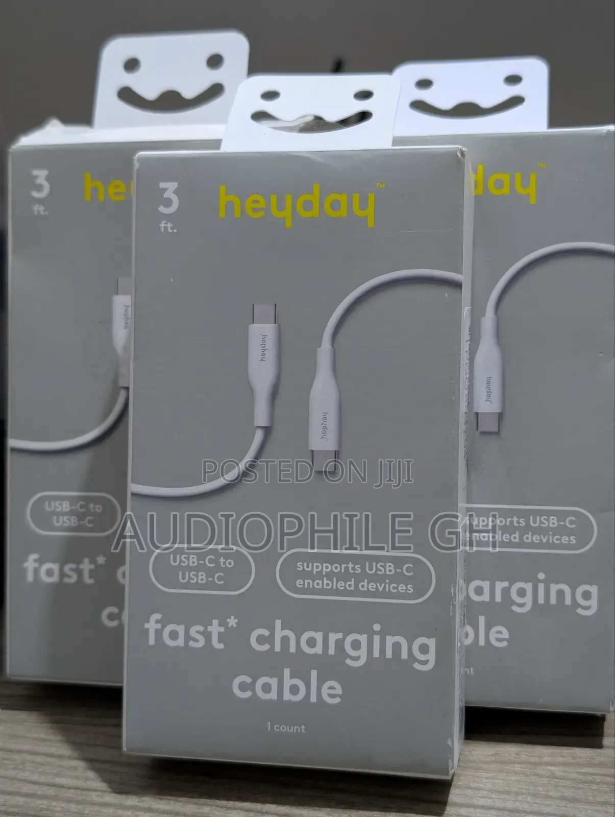 Heyday 3' Ft Usb-c To Usb-c Fast Charging Cable