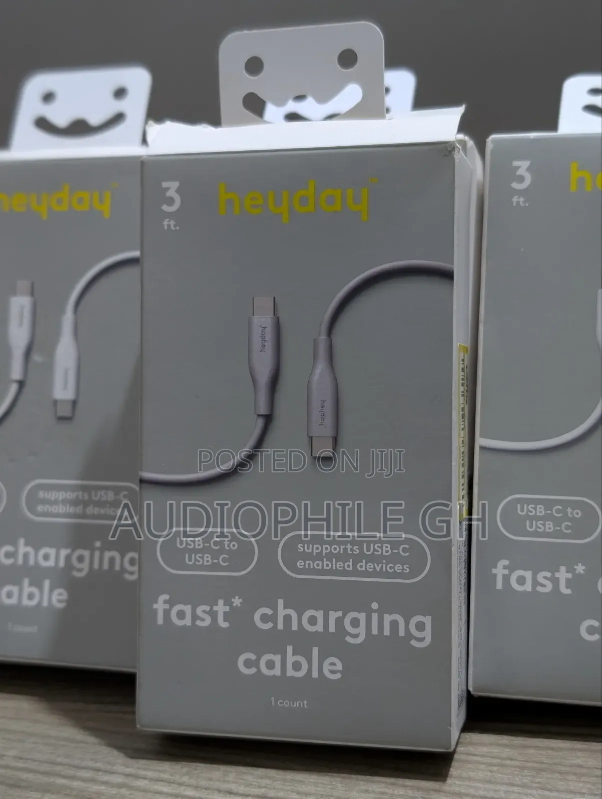 Heyday 3' Ft Usb-c To Usb-c Fast Charging Cable