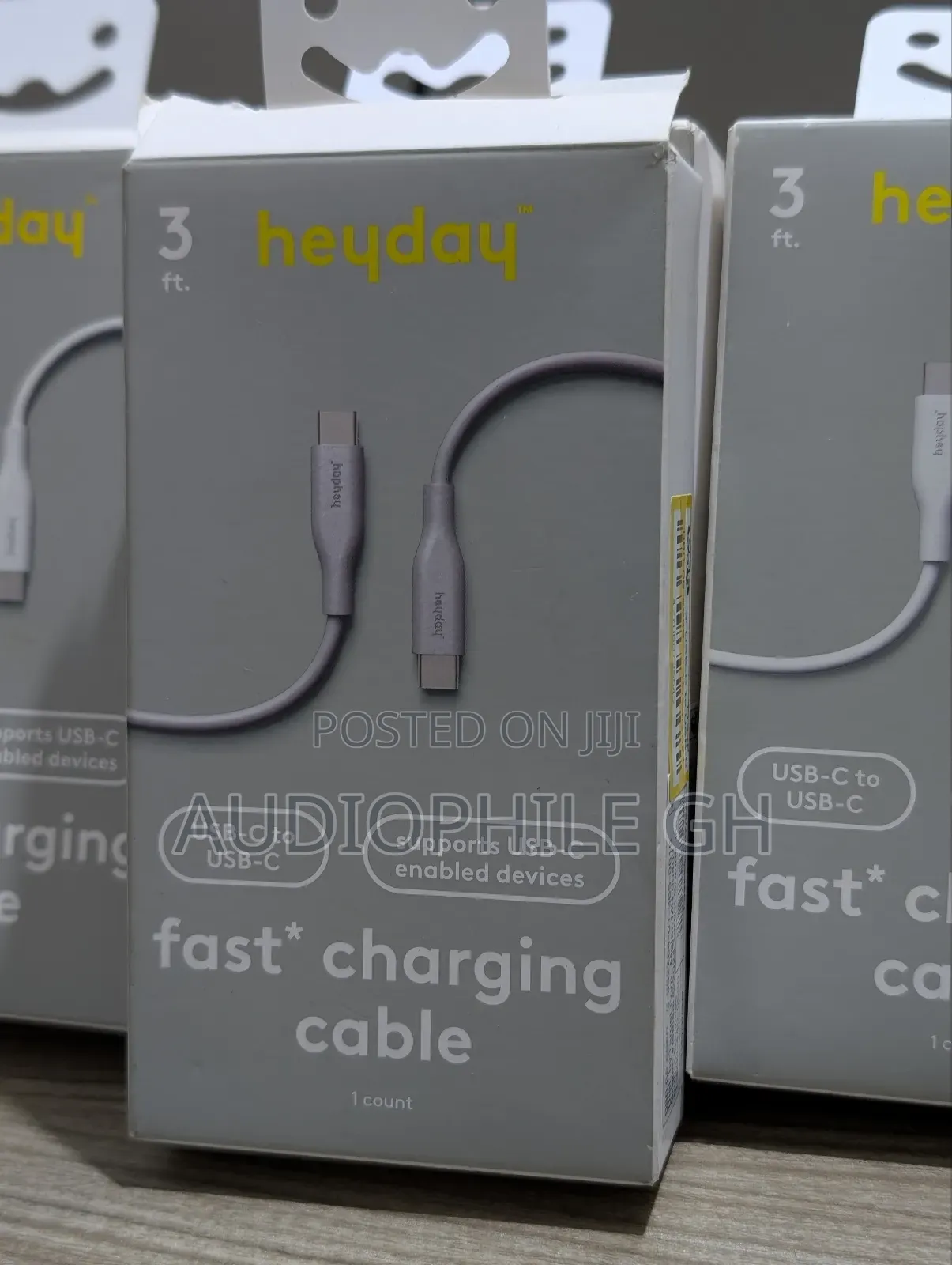 Heyday 3' Ft Usb-c To Usb-c Fast Charging Cable