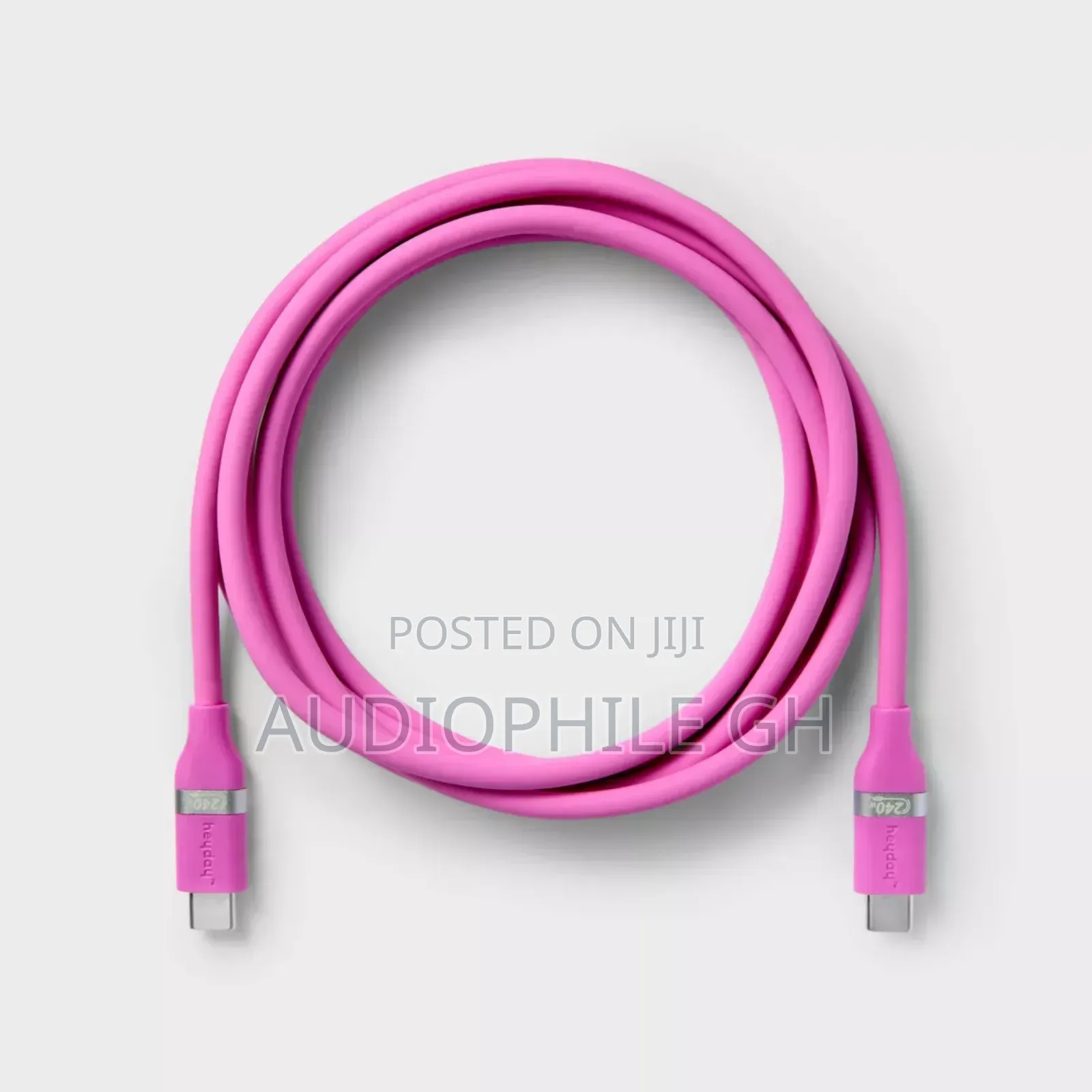 Heyday 6ft Usb-c To Usb-c Soft Fast Charging Silicone Cable