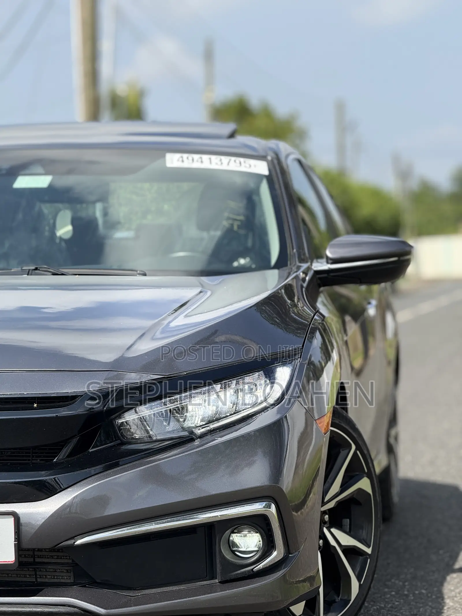 Honda Civic Touring Sedan 2019 Gray