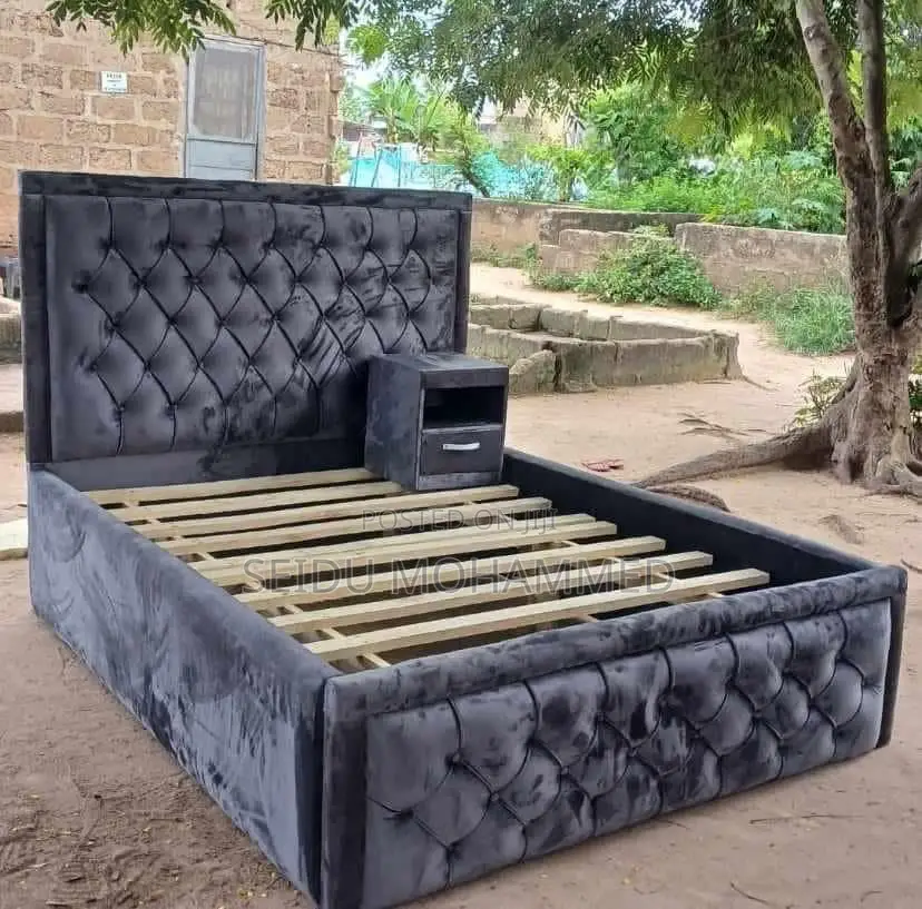 Double Bed Frame With Side Withdraw