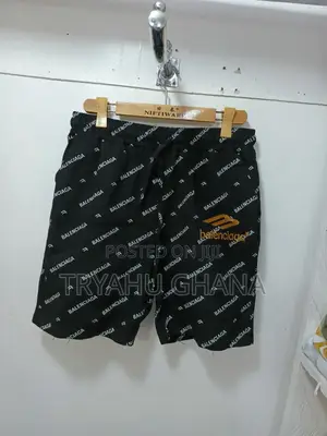 Photo - Black Balenciaga Summer Shorts Are Available Now at Tryahu