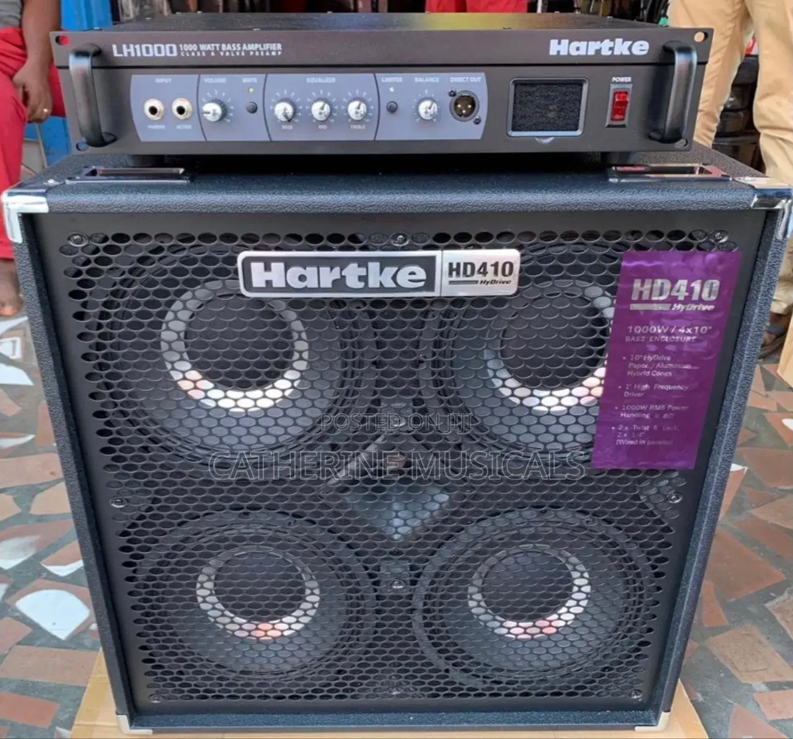 Hartlepool 410xl V2 4 X 10- Inch 400-Watt Bass Cabinet