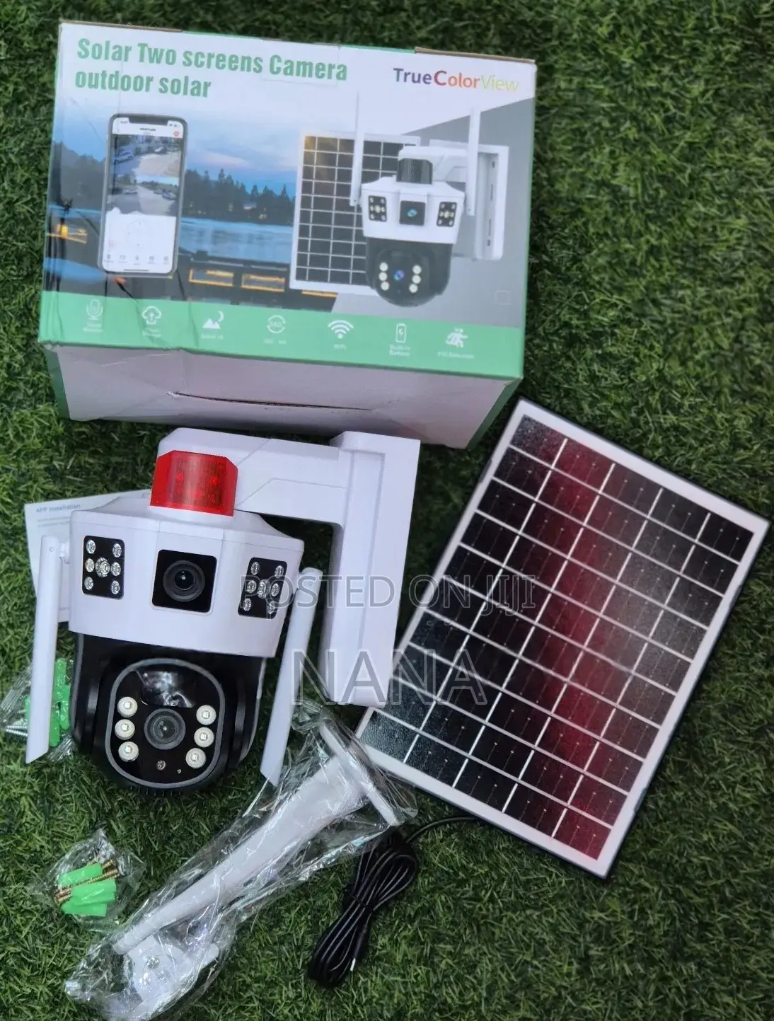Quality Hd True Colour Solar Two Lens CCTV Camera.