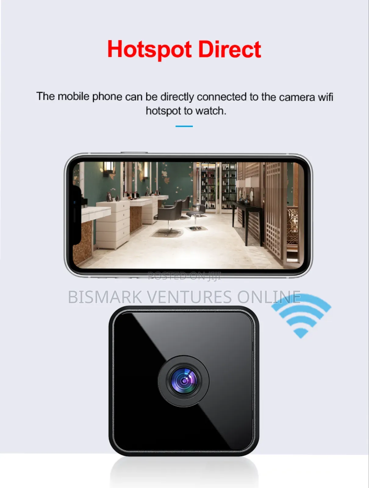 Wd-9 Wifi Spy Camera 140 Degree Wide Angle.