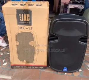 Rechargeable Bluetooth 15 Inches Speaker With Two Mic