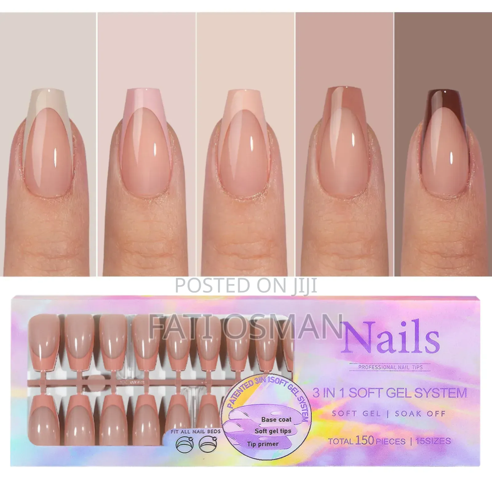 150pcs French Press on Nails