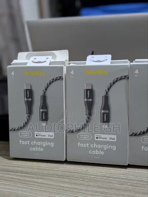 Heyday 4' Ft Lightning to Usb-C Braided Fast Charging Cable