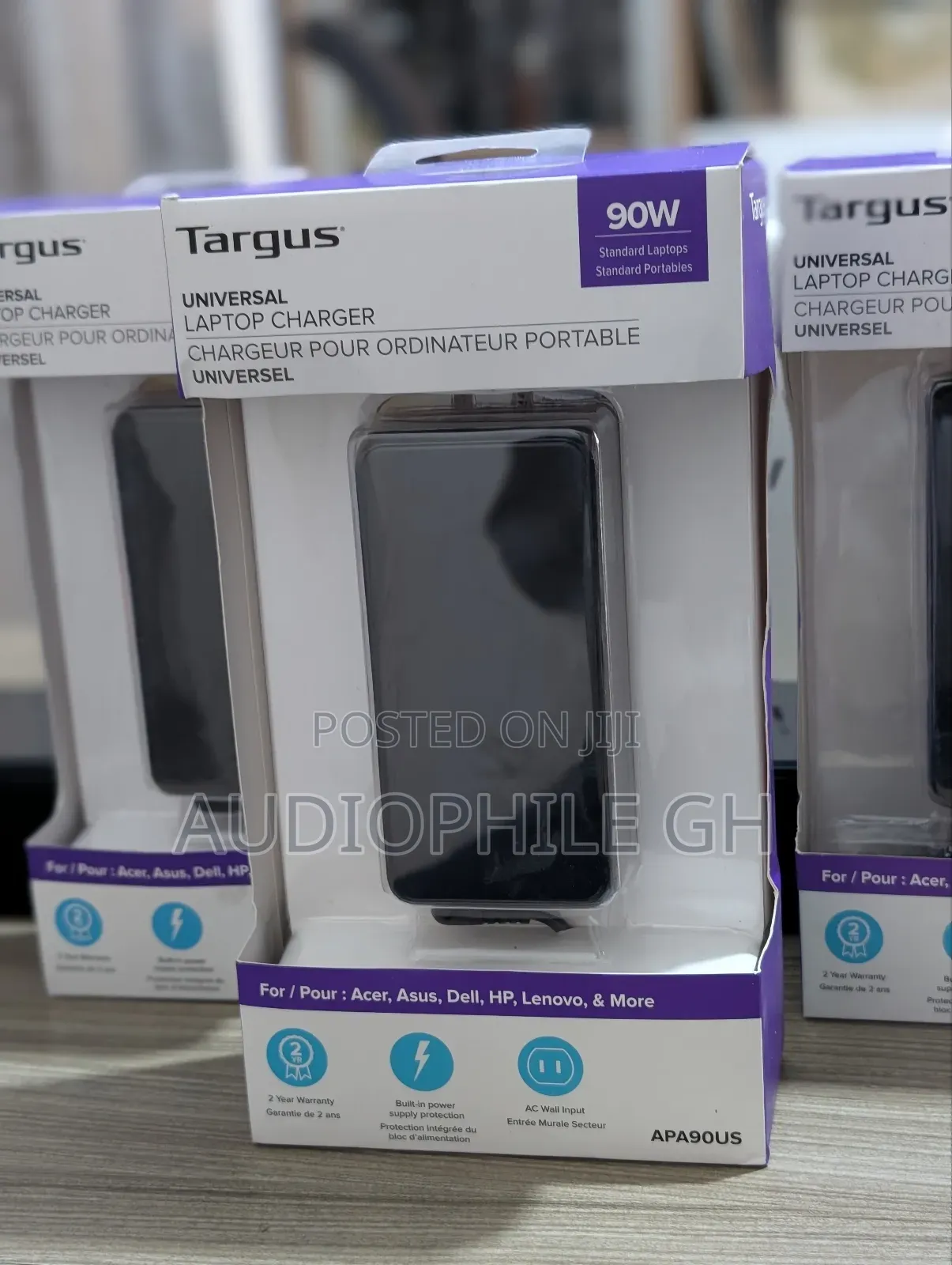 Targus 90w Ac Semi-Slim Universal Laptop Charger