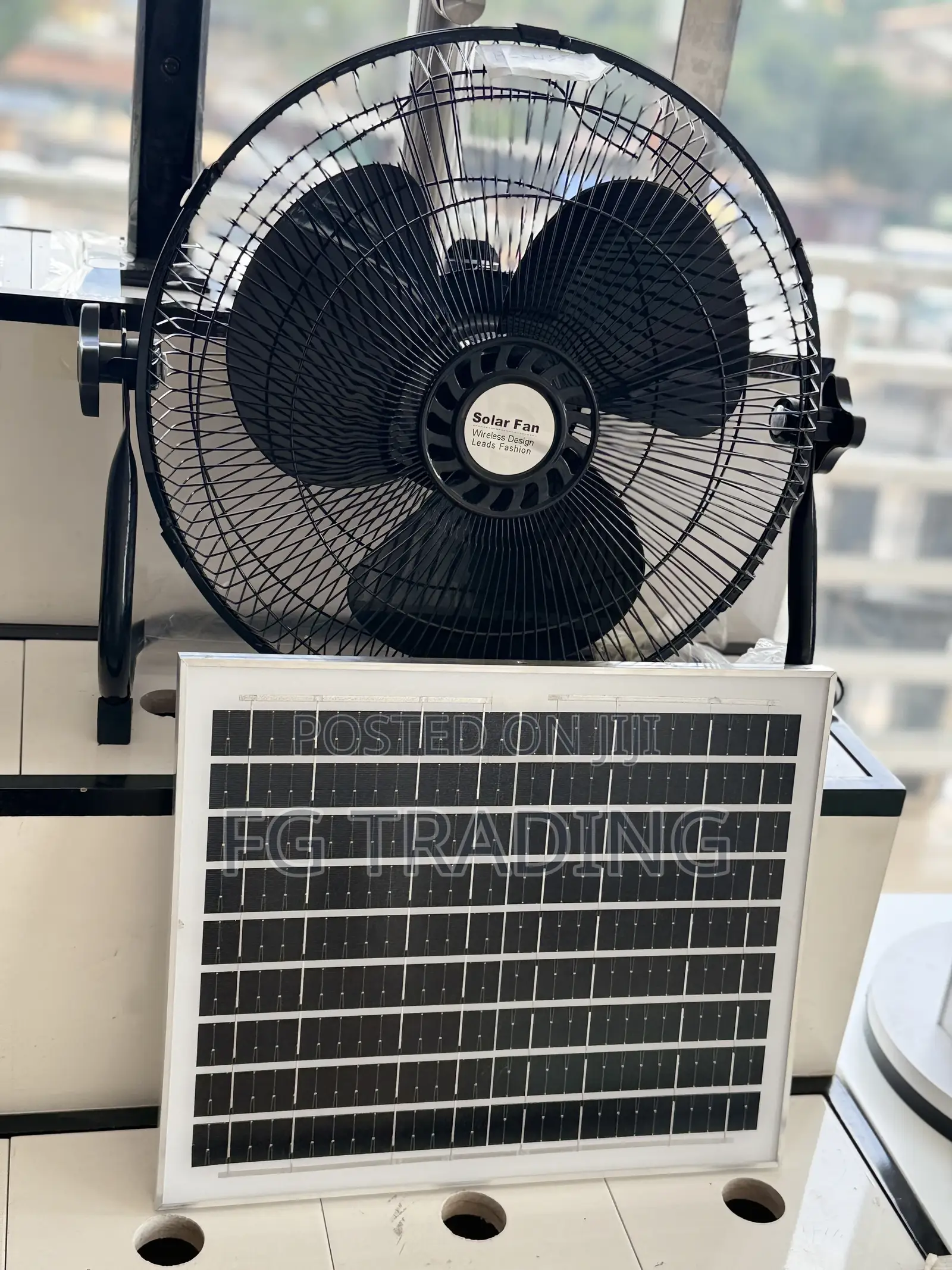 Solar Fan Panel _ Rechargeable Fan