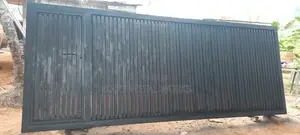 Modern Designer Main Gate | Strong Galvanized Steel Gate