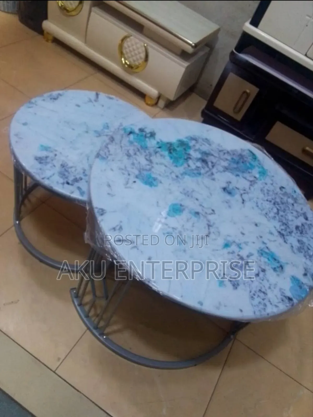 2 in 1 Marble Centre Table