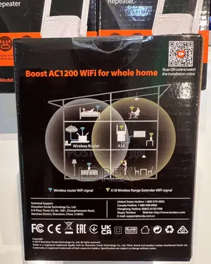 Tenda Ac1200 Wifi Range Extender Gigabit Wifi Repeater A18