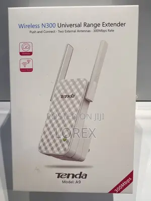 Tenda A9 N300 Universal Wifi Range Extender (No Lan Port)