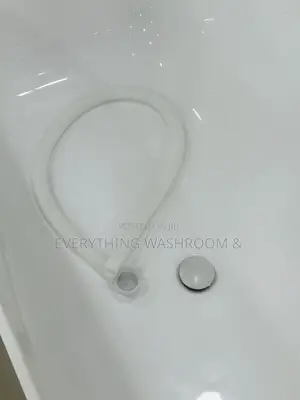 White Bathtub_ceramic Bathtub_straight Bath With Accessories