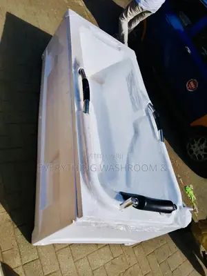 1700mm Straight Bathtub + Memory-Foam Headrest Cushion