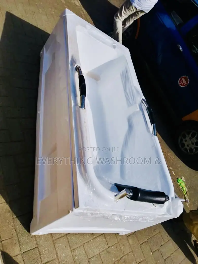 1700mm Straight Bathtub + Memory-Foam Headrest Cushion