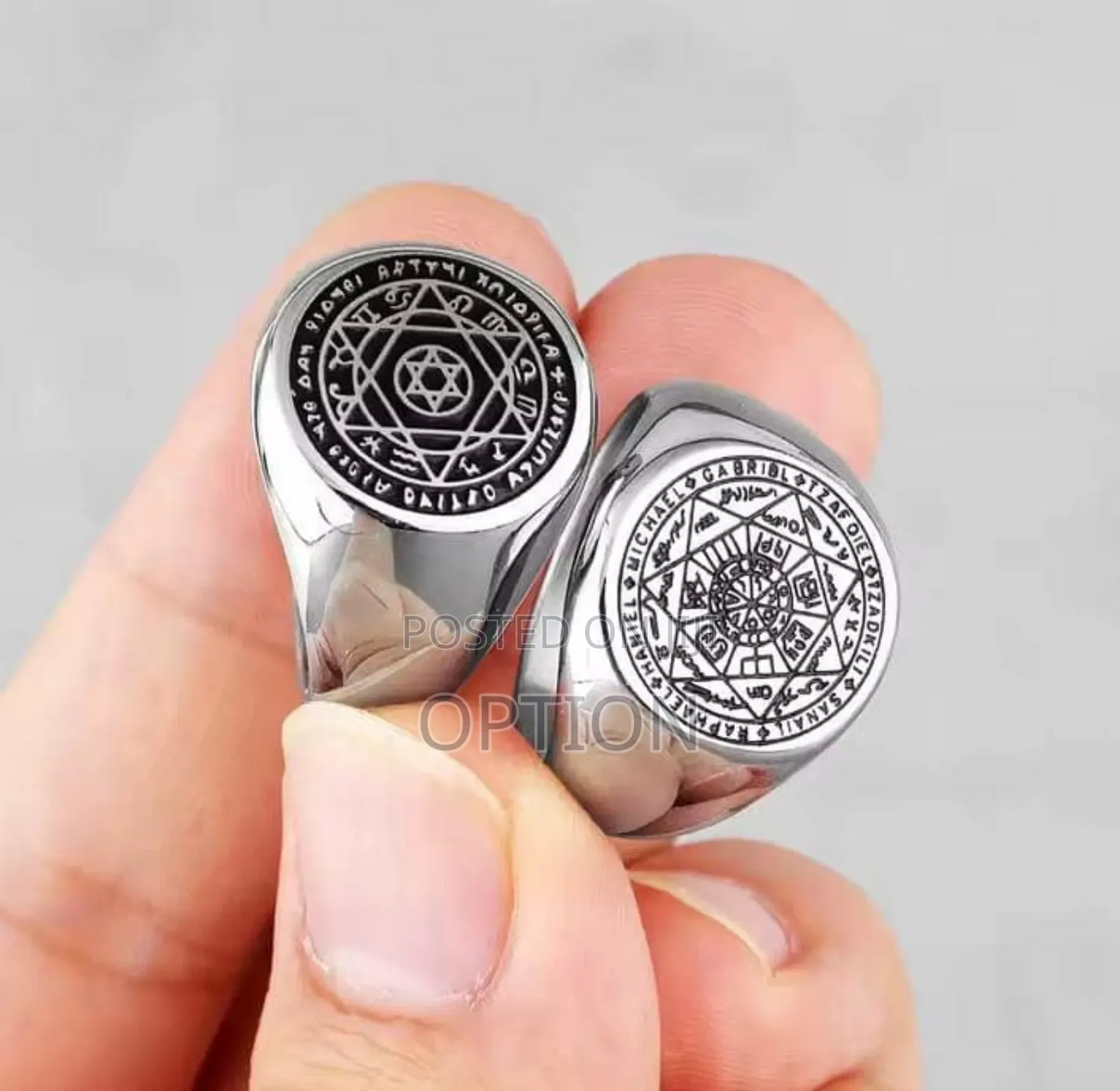 Angelic Seals Protection and Prosperity Ring