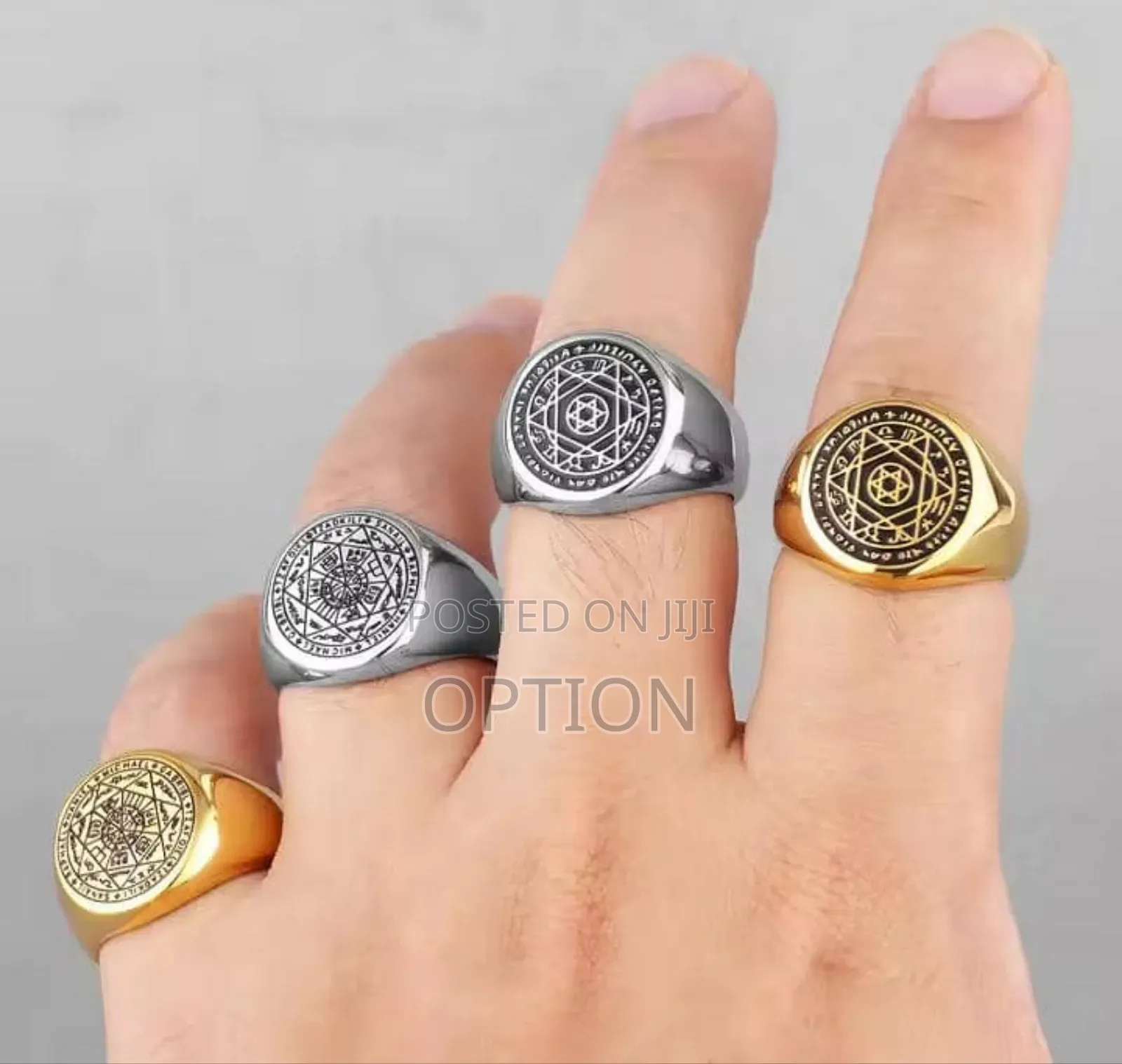 Angelic Seals Protection and Prosperity Ring