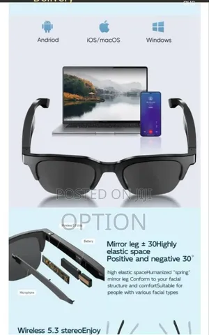 Bluetooth Phone Call And Music Glasses