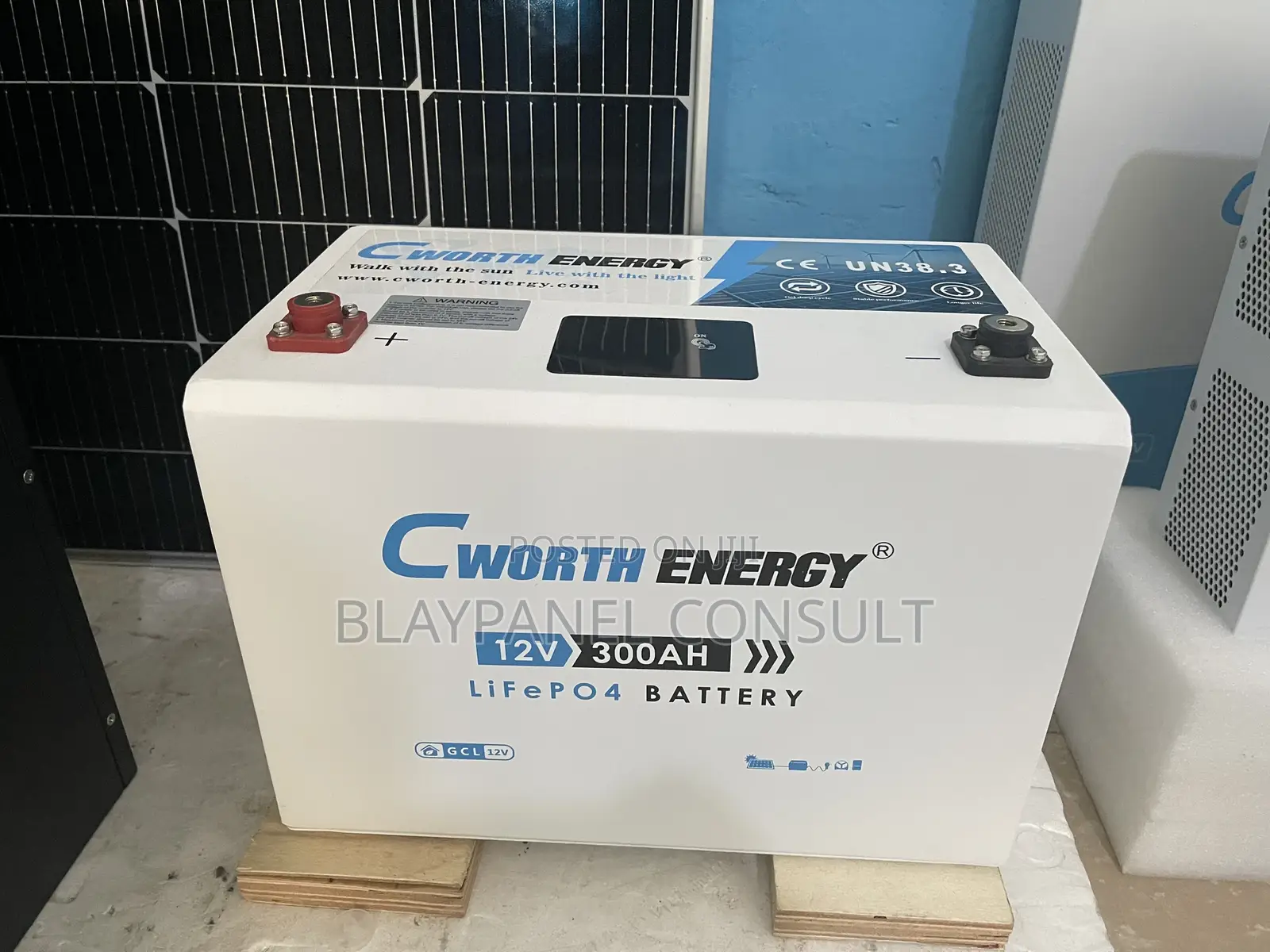 Cworth 12v 300ah Lithium Battery