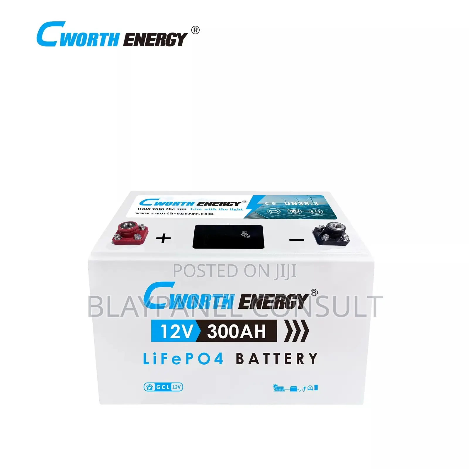 Cworth 12v 300ah Lithium Battery