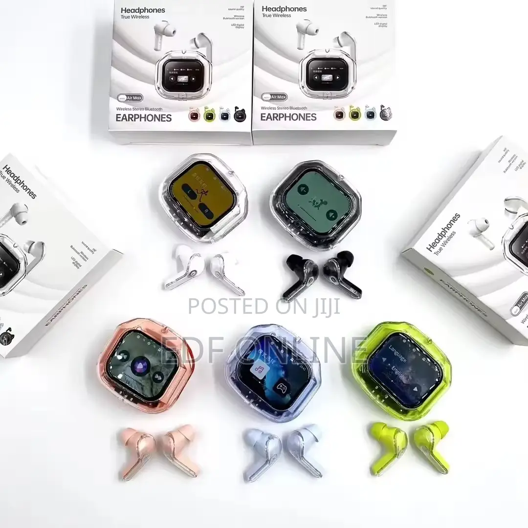 TWS Airmax Earbuds Screen Touch Display