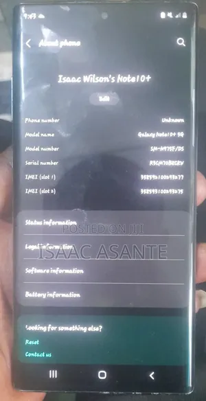 Samsung Galaxy Note 10 Plus 5G 256 GB Black