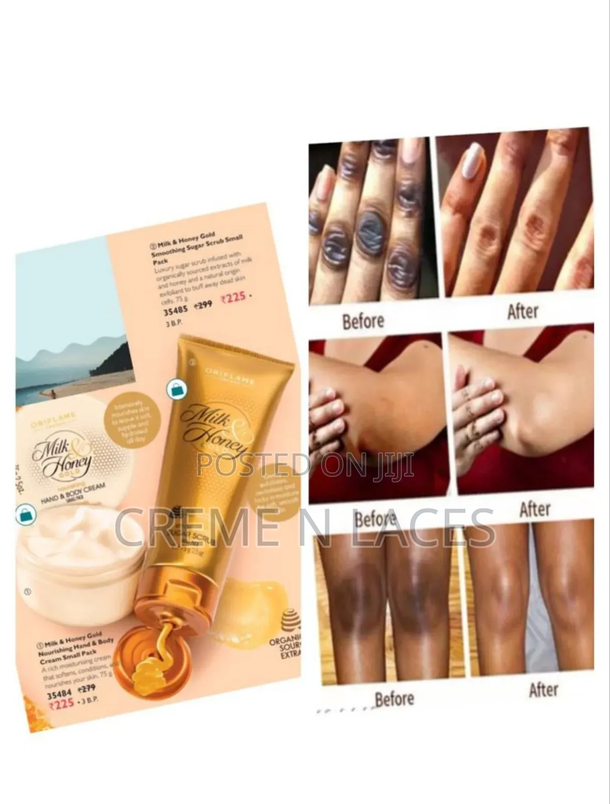 Oriflame Milk Honey Gold Smoothing Sugar Scrub