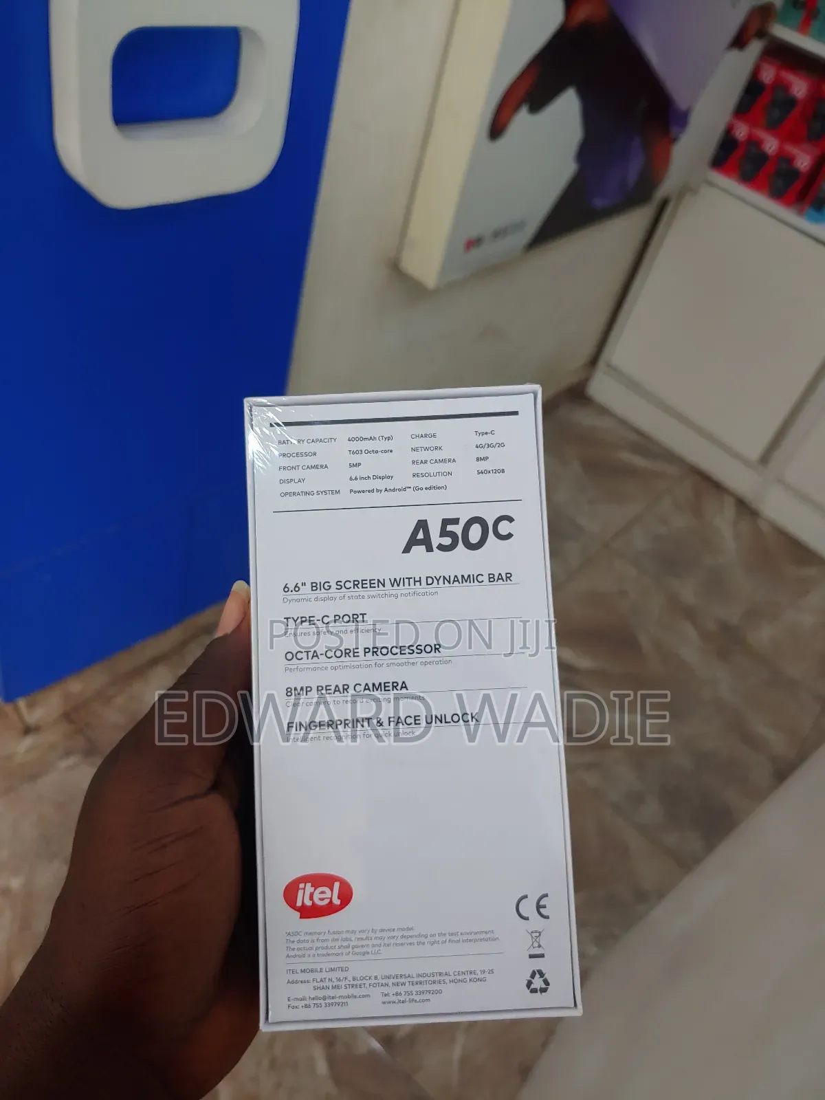 New Itel A50C 32 GB Blue