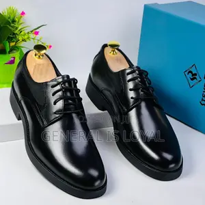 Steve Riots Lace Up Black Shoe