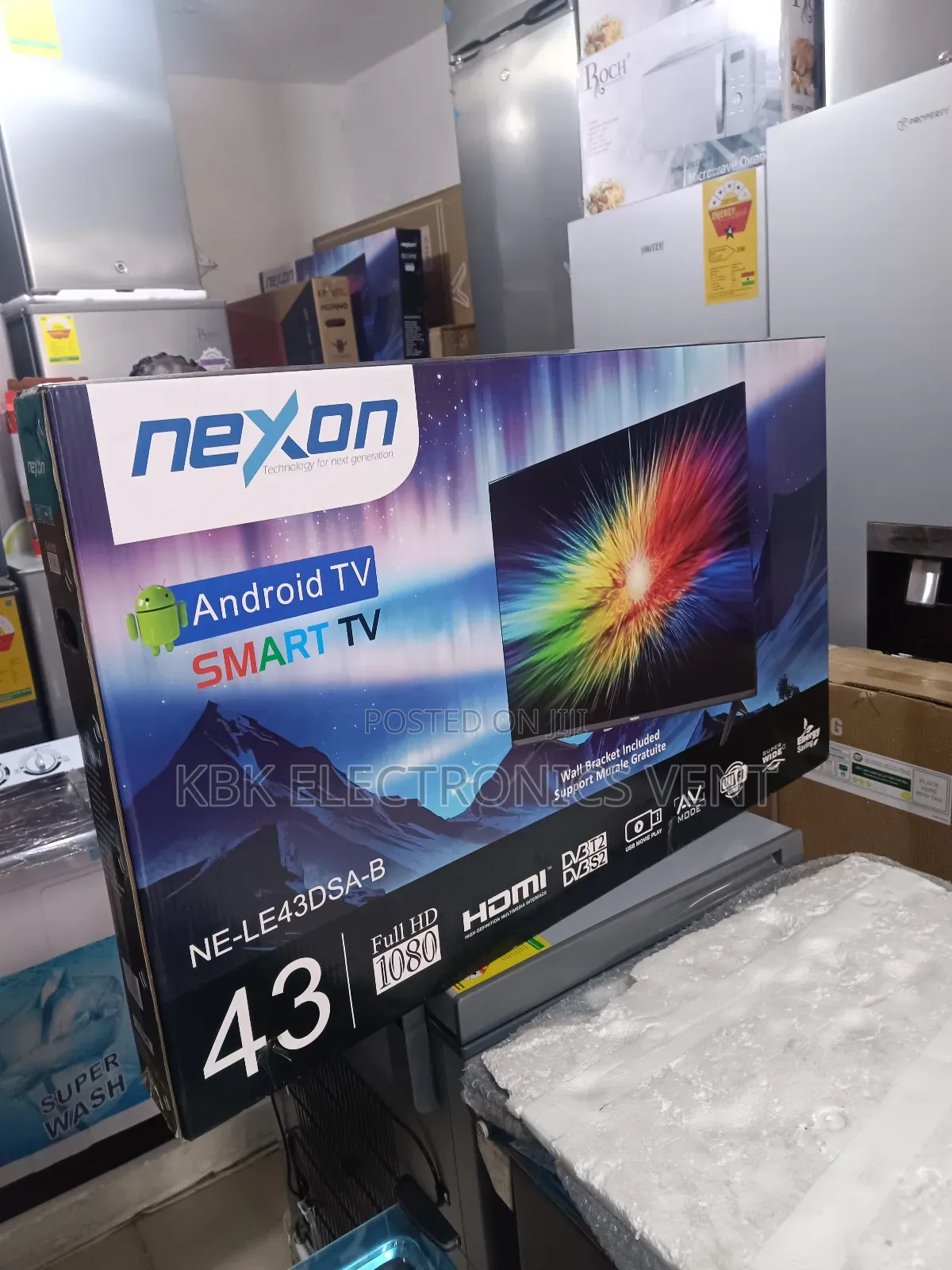 Nexon 43" Smart Android Satellite Digital Led Tv