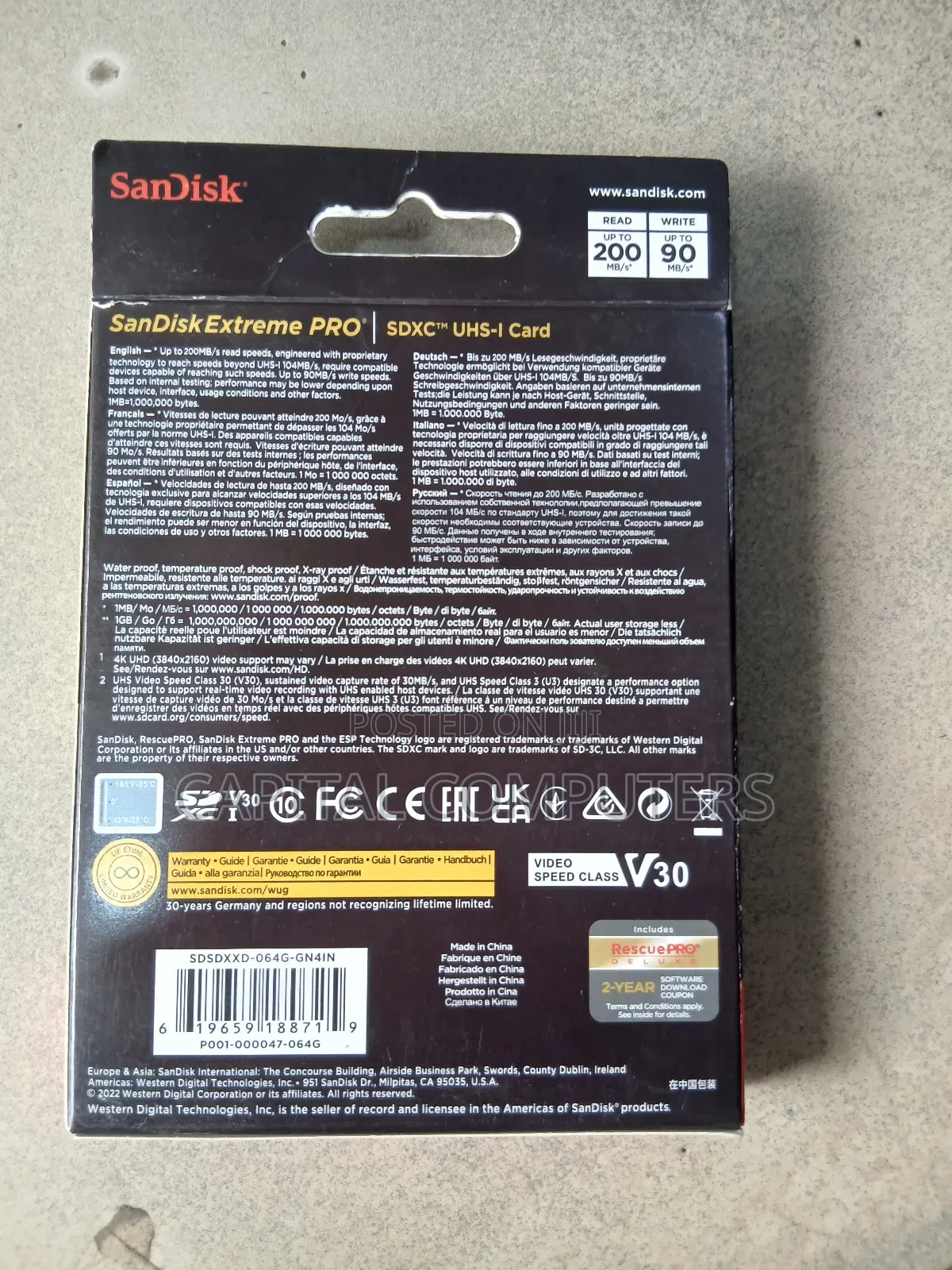 Sandisk Sdxc Uhd- Card