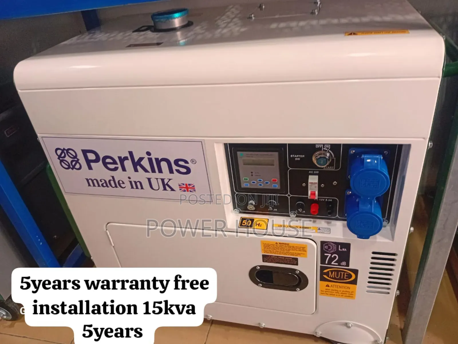 Genuine Luxe 15kva 16500watts Diesel Perkins Generator